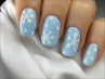 Nail art fiocco di neve Nail art fiocco di neve