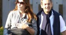 Carla Bruni e Nicolas Sarkozy: prima passeggiata con la figlia Giulia - Foto